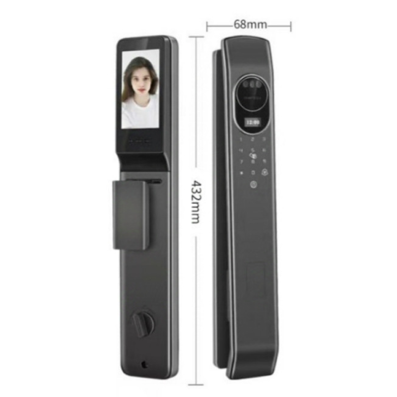 Замок розумний електронний для вхідних квартирних дверей під замковий механізм XX85