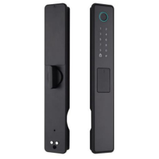 Замок смарт електронний на вхідні двері із встановленим замковим механізмом ХХ85/92, моторний привід та ключ управляють ручкою