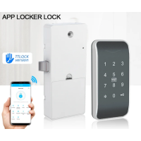 Замки мебельные электронные с комбинированным:  бесконтактная карта/код/смартфон  доступом BT167