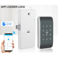 Замки мебельные электронные с комбинированным:  бесконтактная карта/код/смартфон  доступом BT167