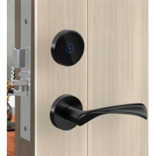 Замок електронний готельний мінімізований з елегантною ручкою та з відокремленим  зчитувачем