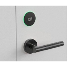 Замок електронний готельний мінімізований з елегантною ручкою та із відокремленим зчитувачем